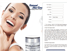 Tablet Screenshot of natural-skin-care.net